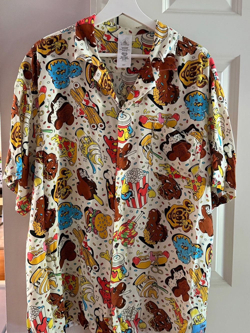 Disney Park Eats Men's Short-Sleeve XXL Shirt with Disney Snacks View 3